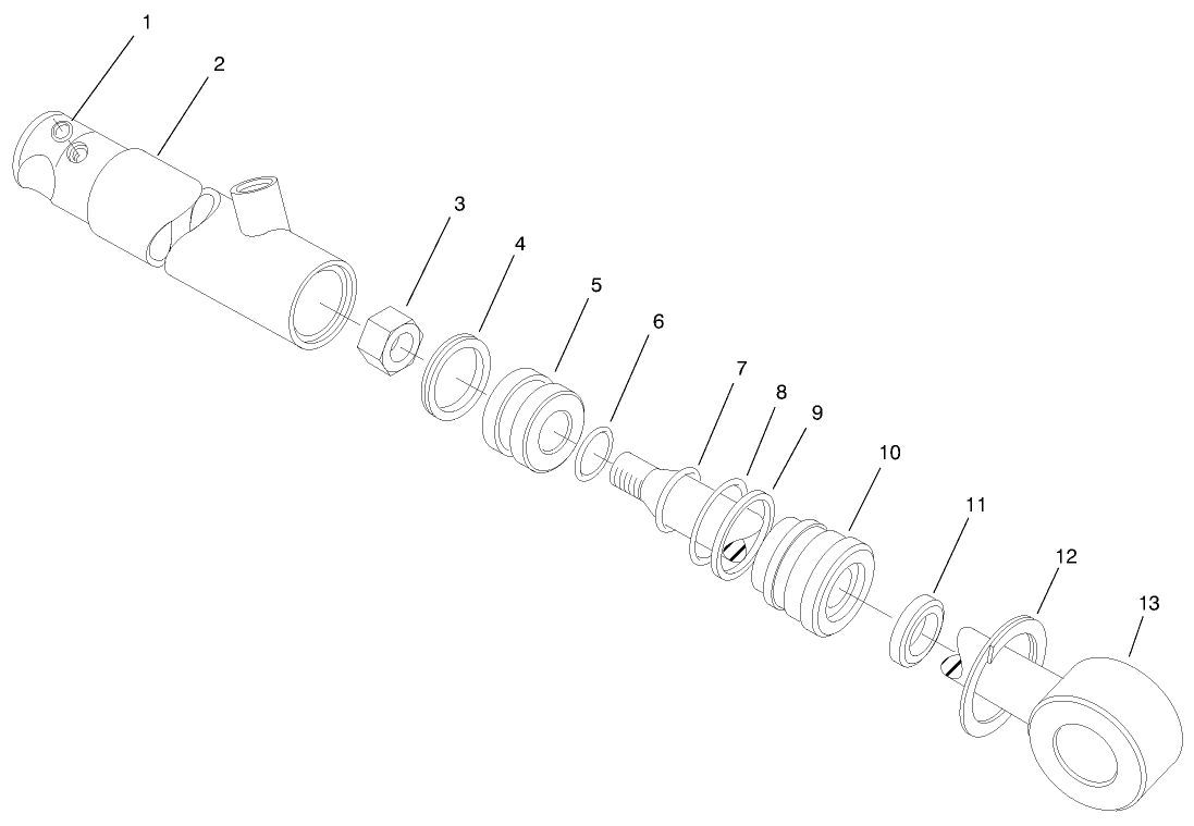Hydraulic Cylinder Assembly No. 83-7000
