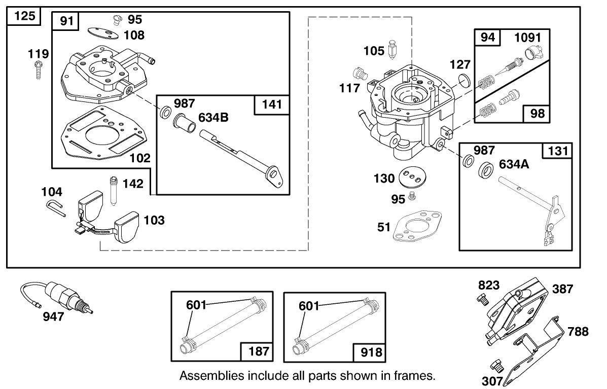 Engine Briggs & Stratton Model 303447-1180-E1