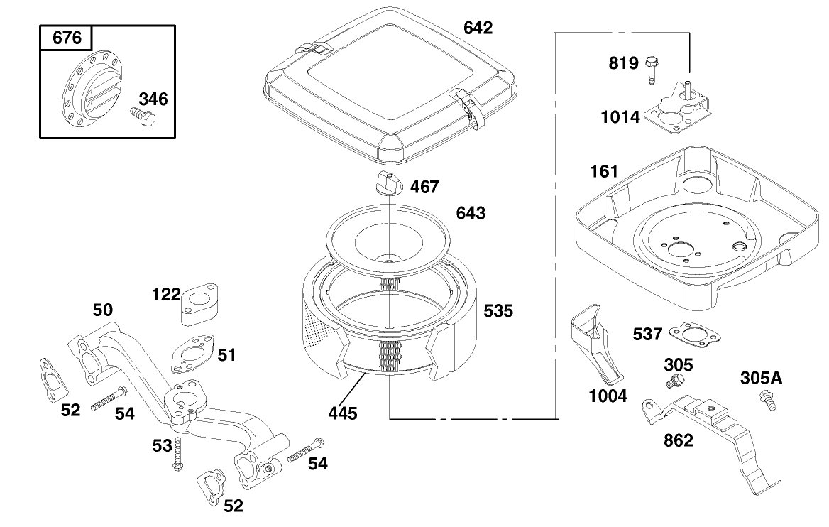 Engine Briggs & Stratton Model 303447-1180-E1