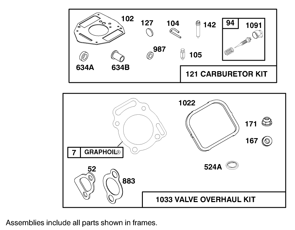 Engine Briggs & Stratton Model 303447-1180-E1