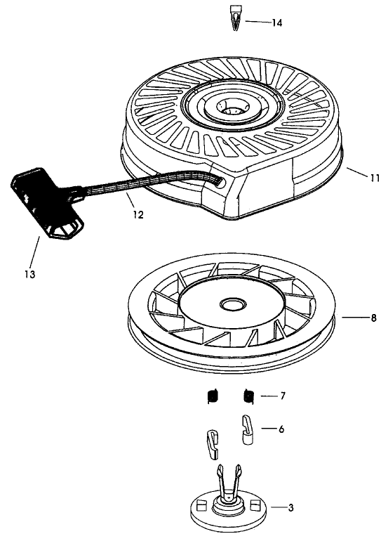 Recoil Starter Assembly 590737