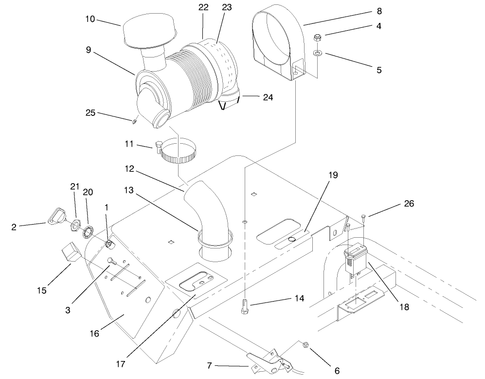 Air Cleaner & Control Panel Asm