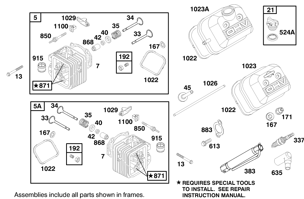 Engine Briggs & Stratton Model 350447-1116-E1