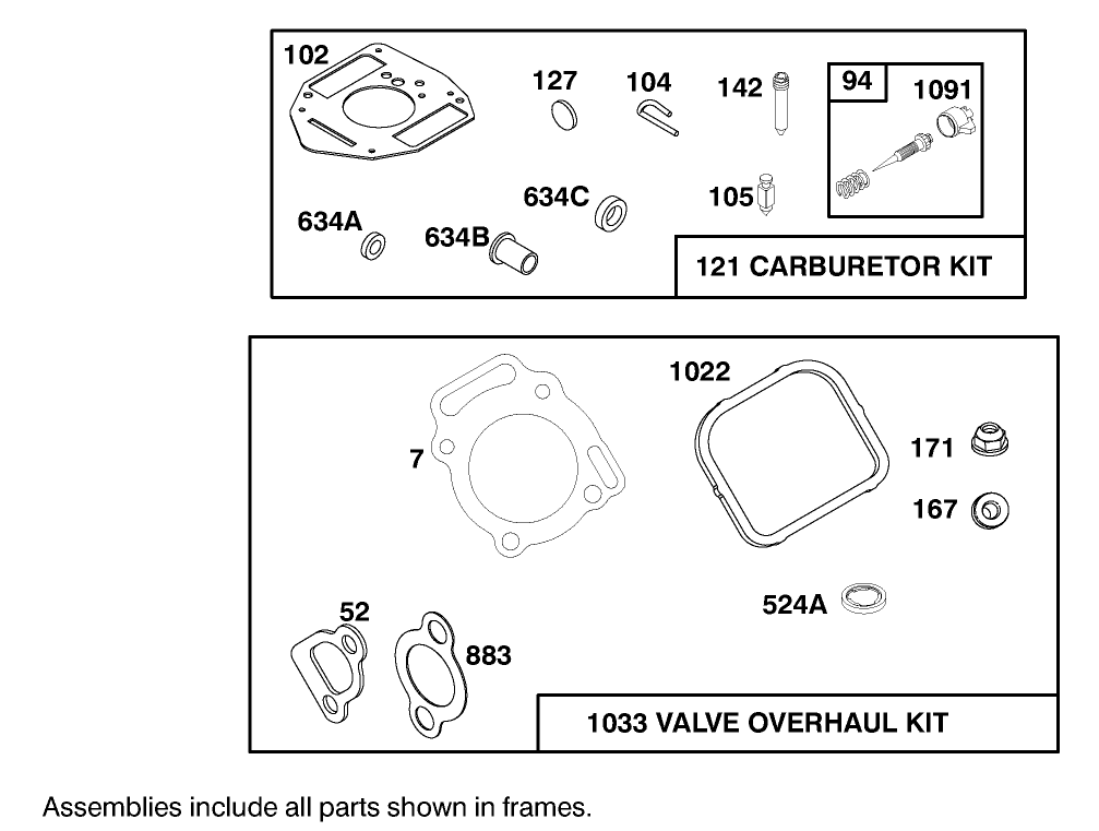 Engine Briggs & Stratton Model 350447-1116-E1