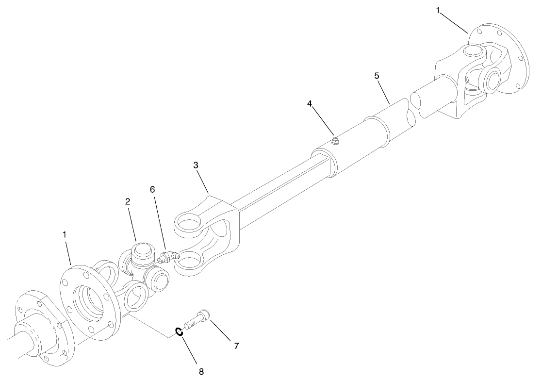 Drive Shaft Asm No. 98-5009