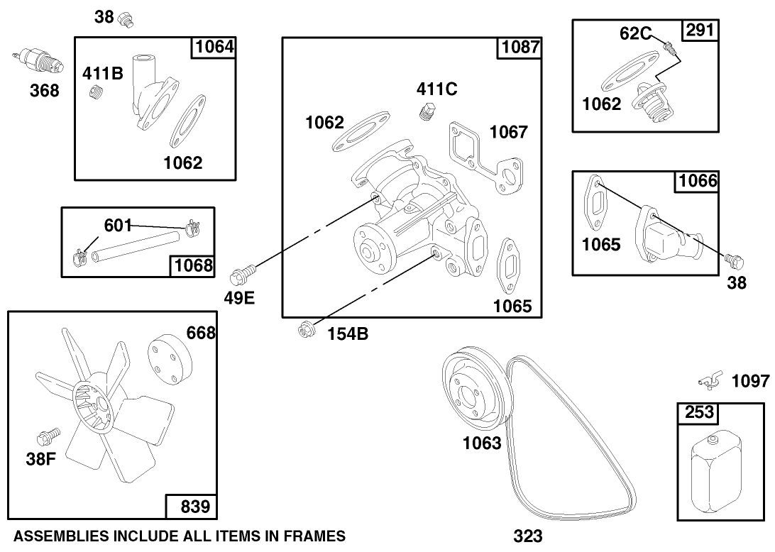 Engine Asm Model 580447 Type 0112-E2 (continued)
