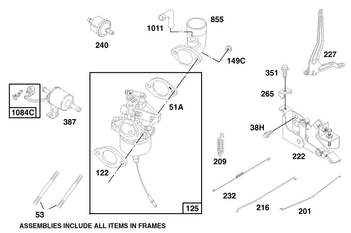 Engine Asm Model 580447 Type 0112-E2 (continued)