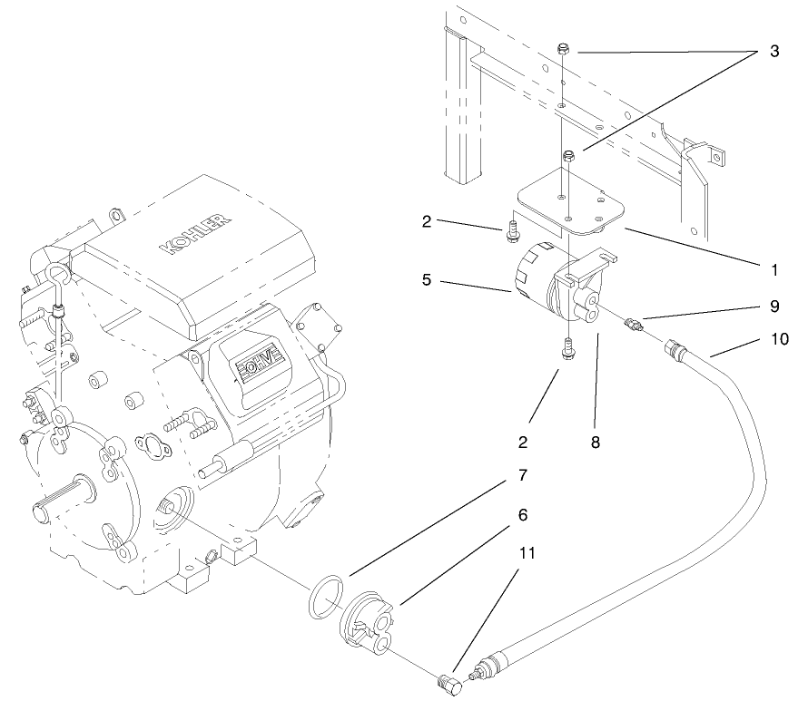 Remote Oil Filter Assembly