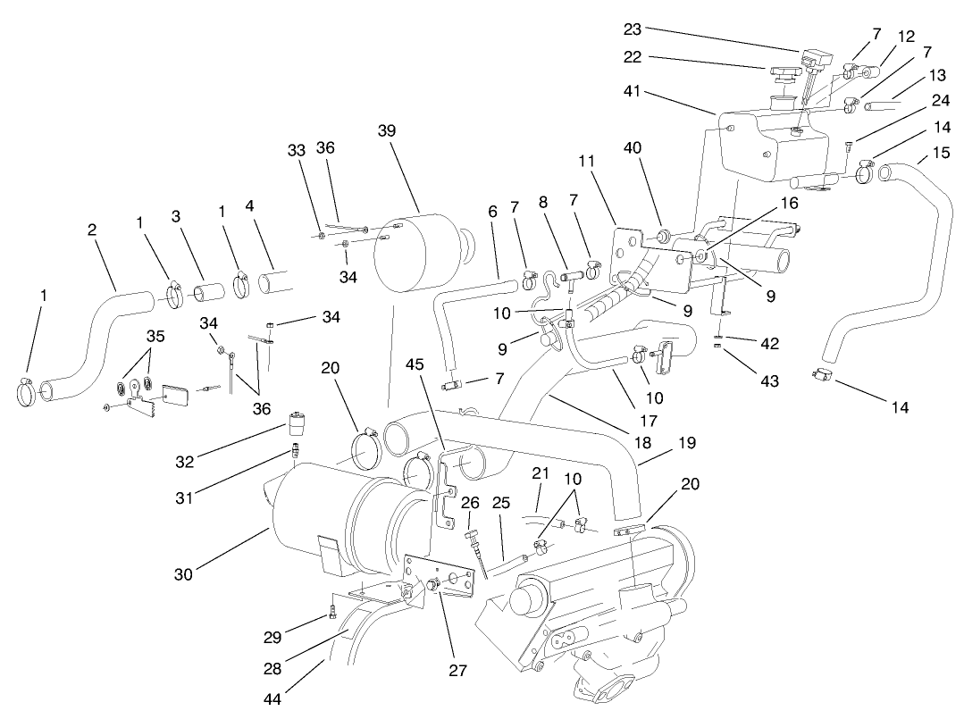 Engine Plumbing Assembly