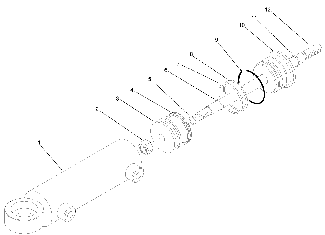 Hydraulic Cylinder No. 94-8142