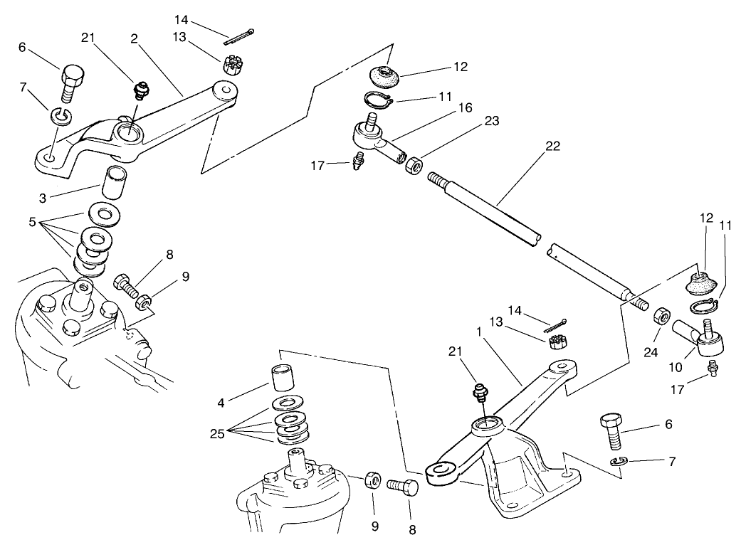 Steering Arm Linkage (model No. 30455 Only)