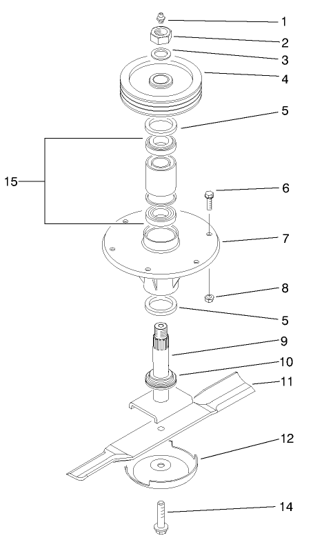 Spindle Assembly (center)