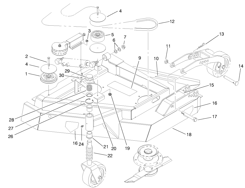 Wing Deck Assembly-L.h.