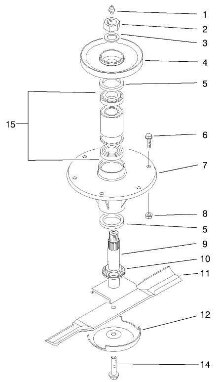 Spindle Assembly (wings)