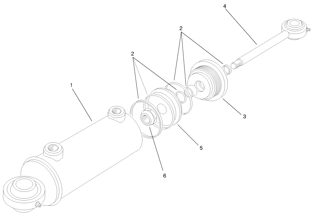 Hydraulic Cylinder No. 76-2070