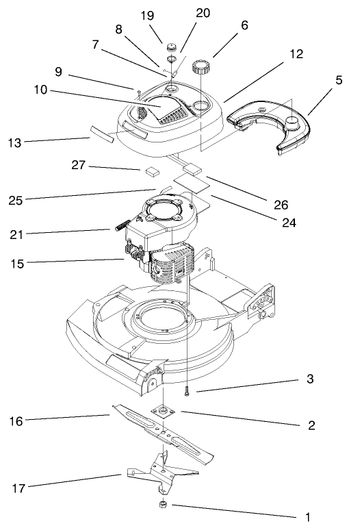 Engine & Blade Assembly