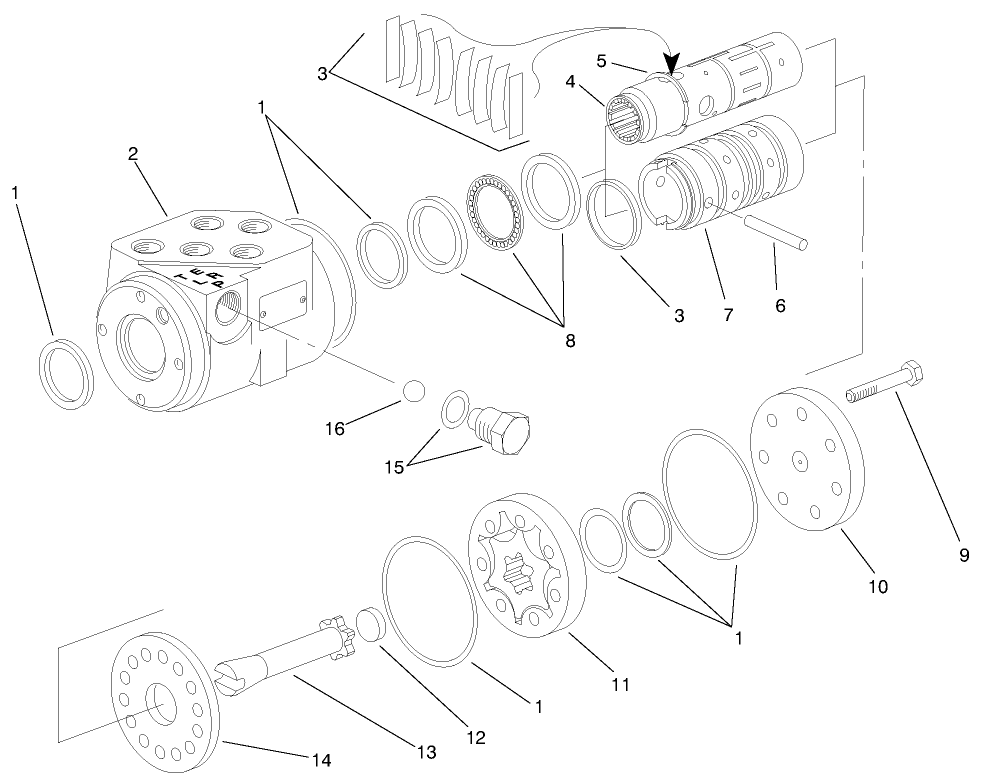 Steering Control Valve Assembly 93-5165
