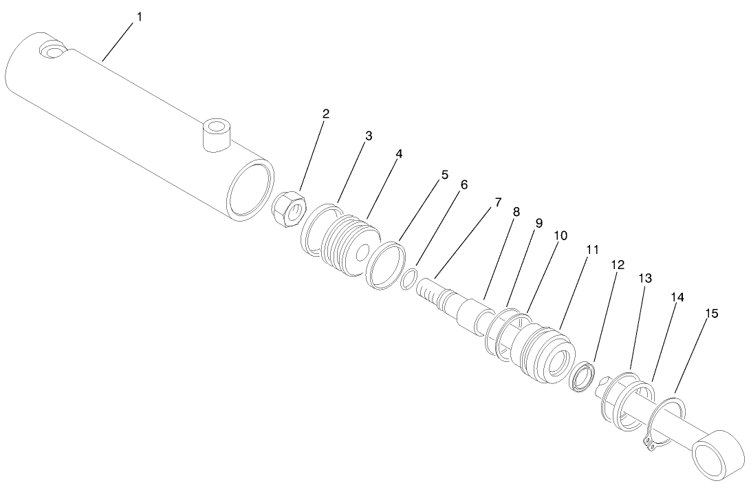 Hydraulic Cylinder Assembly No. 95-5604