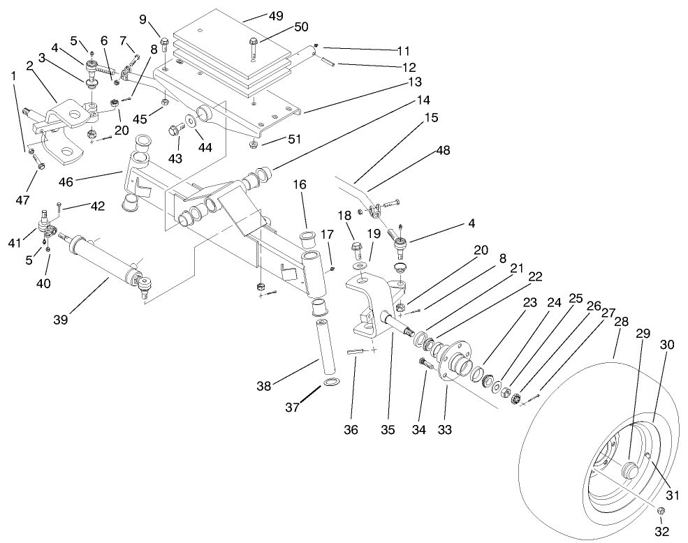 Rear Axle Assembly (model No. 30301)