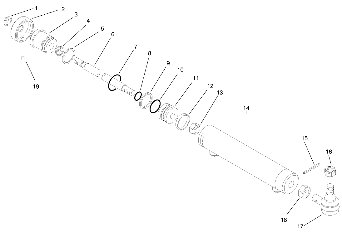 Steering Cylinder Assembly No. 93-5502
