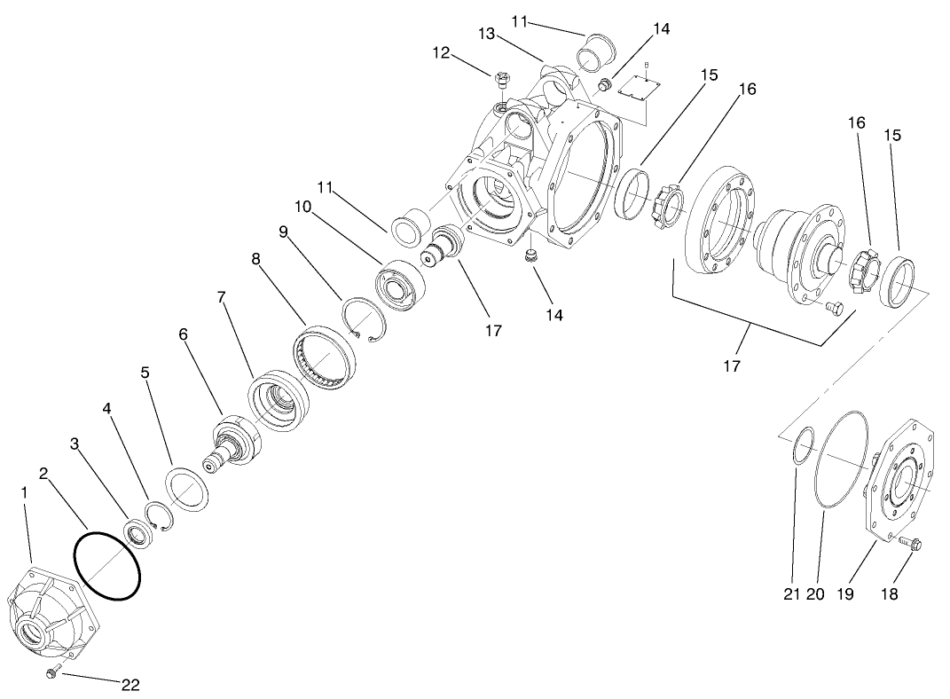 4wd Axle-Housing Assembly