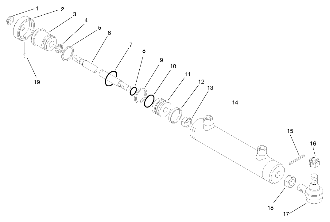Steering Cylinder Assembly No. 93-5962