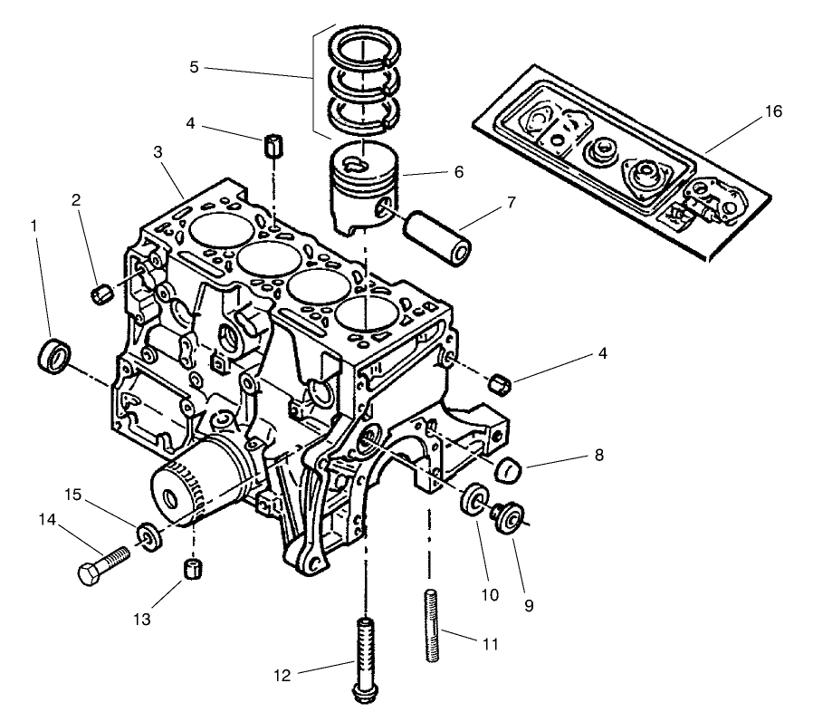 Cylinder Block Assembly