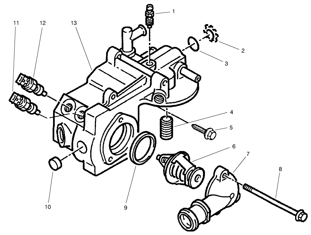 Coolant Outlet Box Assembly
