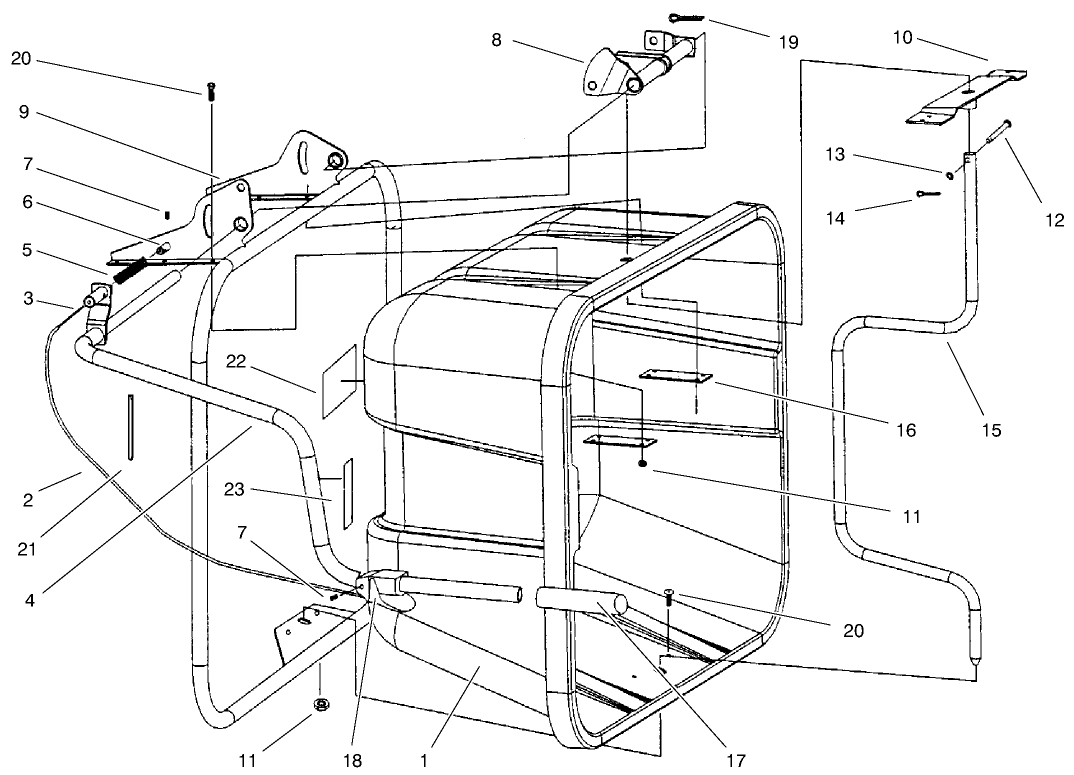 Collector Rear Section Assembly