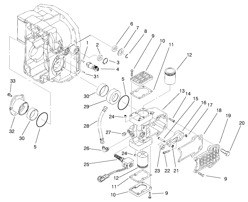 Hydraulic Housing Assembly-Control