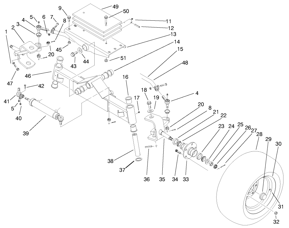 Rear Axle Assembly (model No. 30301)