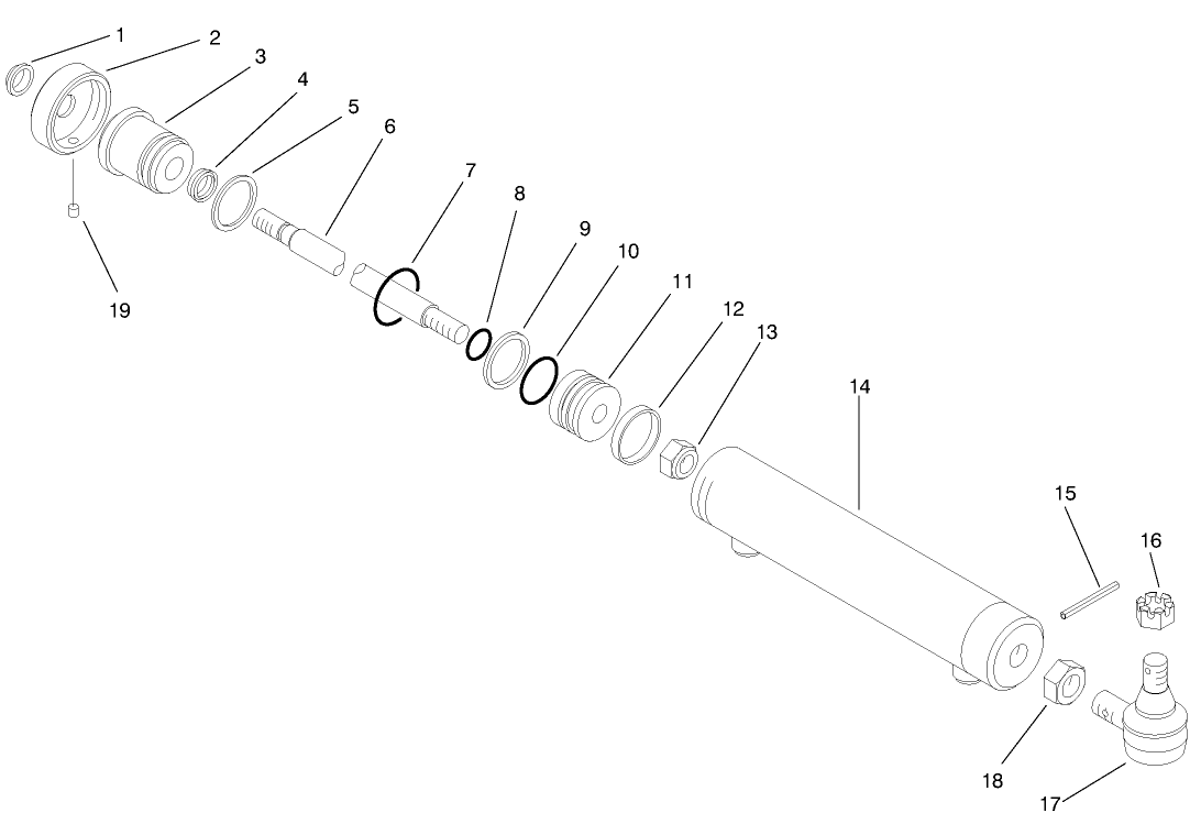 Steering Cylinder Assembly No. 93-5502