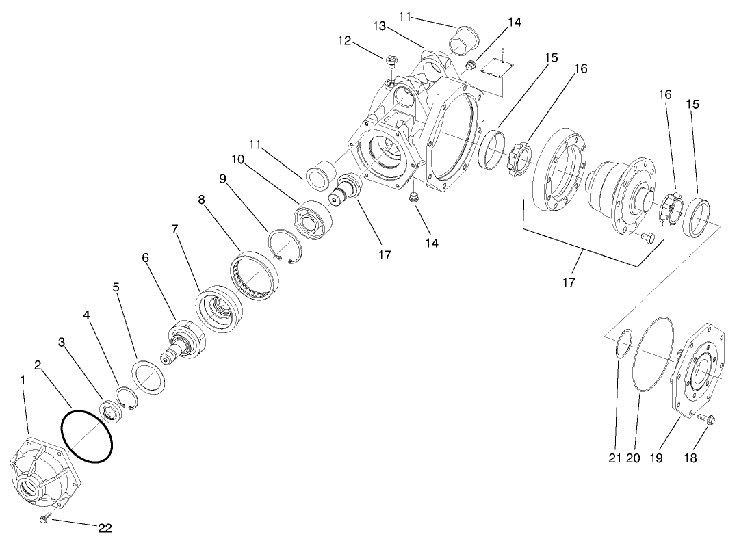 4wd Axle-Housing Assembly