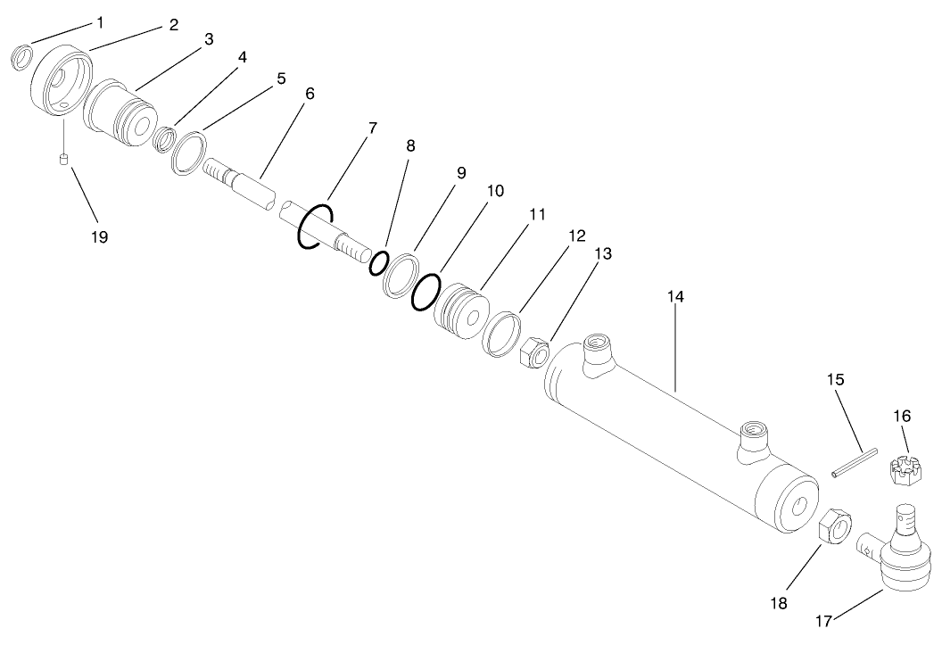 Steering Cylinder Assembly No. 93-5962
