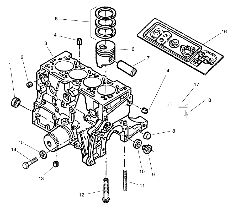 Cylinder Block Assembly