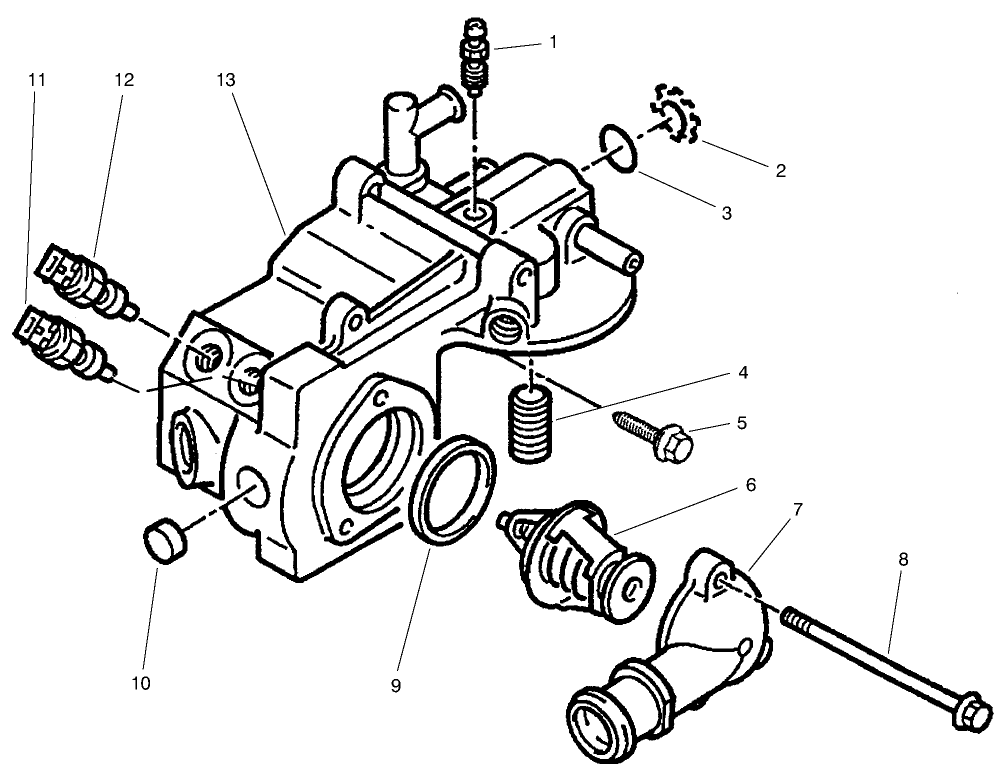 Coolant Outlet Box Assembly