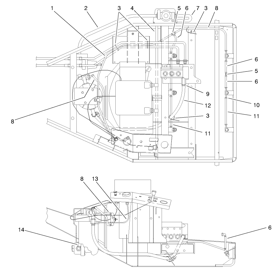 Water System Hose Routing Diagram