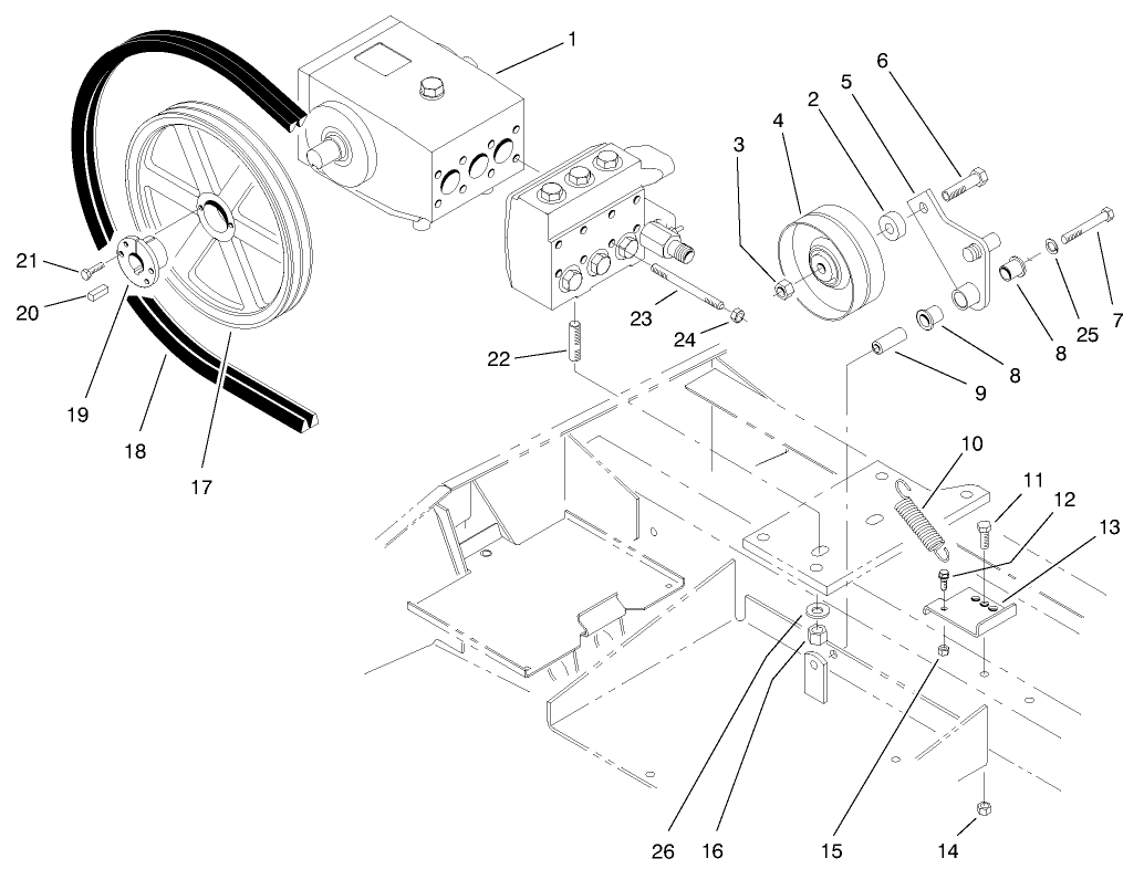 Water Pump Installation Assembly