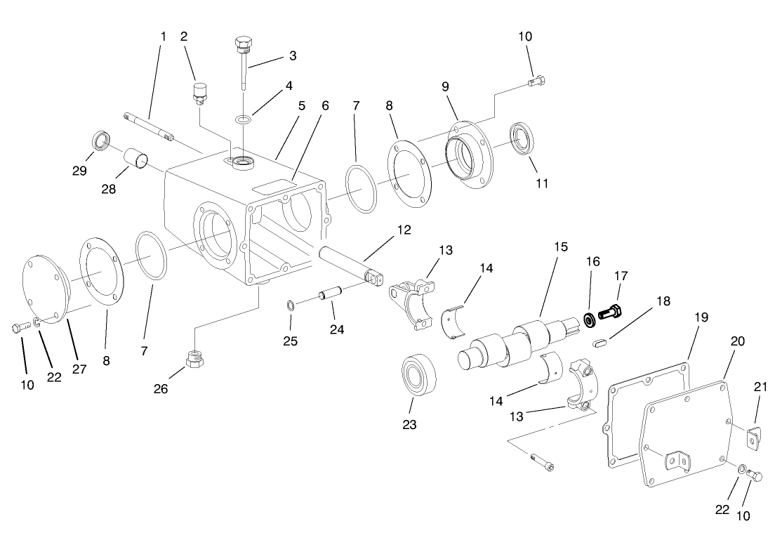 Water Pump Crankcase Assembly No. 86-8900