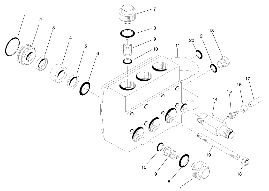 Water Pump Head Assembly
