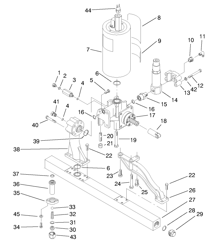 Water Manifold & Valve Assembly