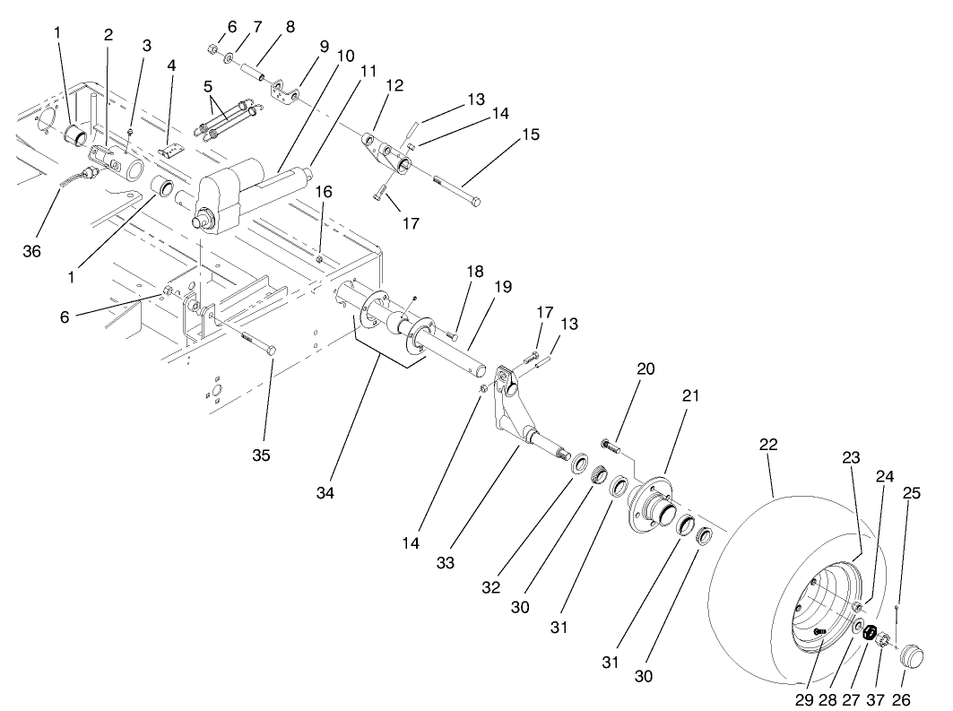 Rear Axle Assembly