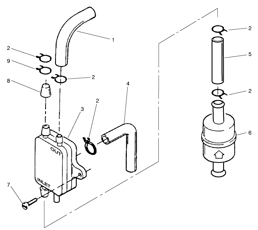 Engine Fuel Pump & Filter Assembly