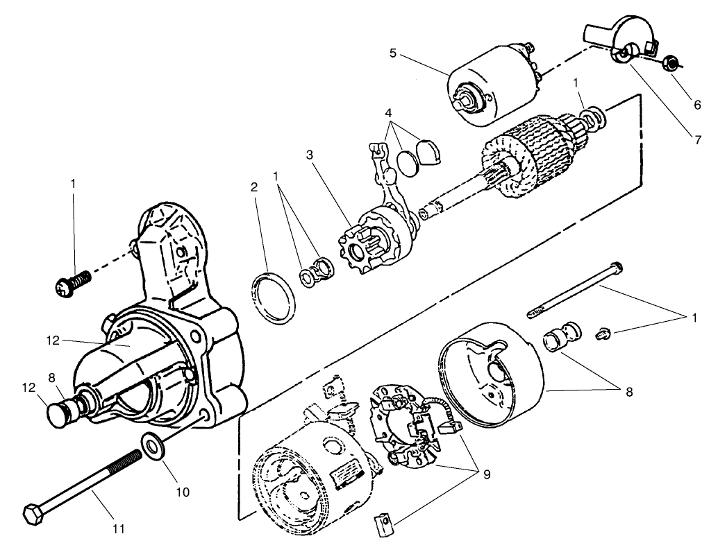 Engine Starter Assembly No. 71-6040