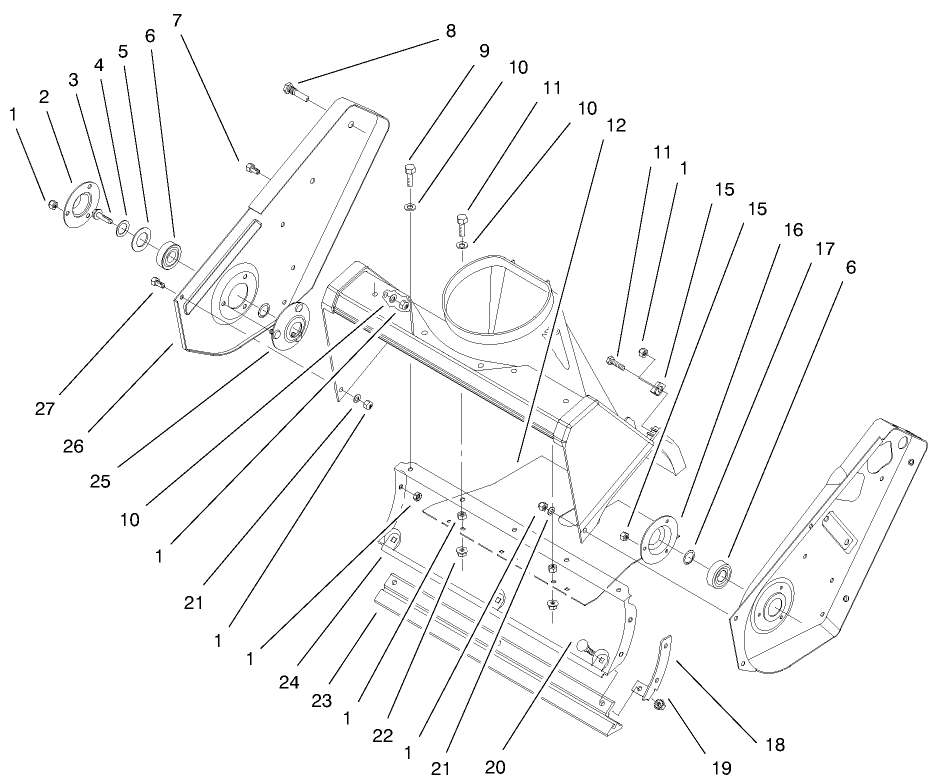 Auger Housing Assembly