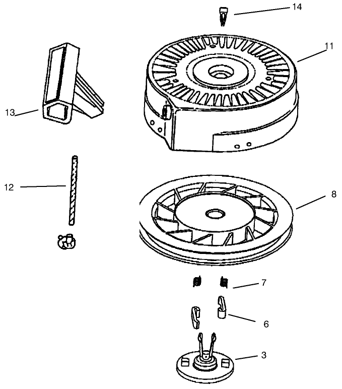 Recoil Starter No. 590743