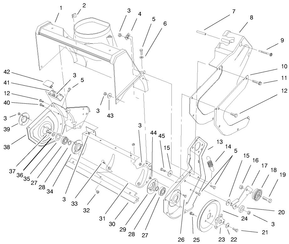 Housing & Side Plate Assembly