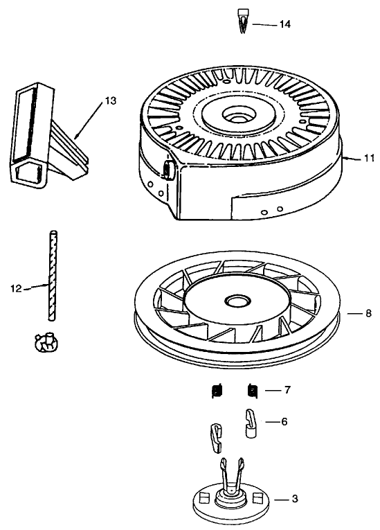 Recoil Starter No. 590743