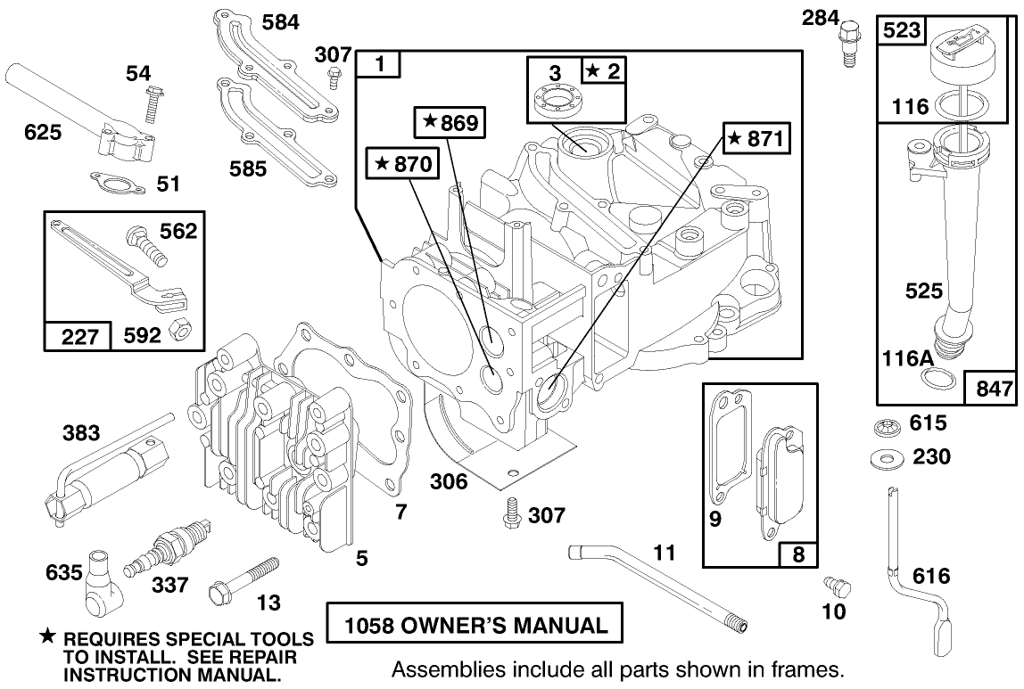 Engine Briggs & Stratton Model 127802-1761-E1