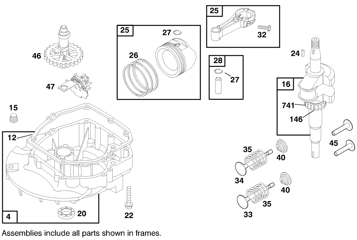 Engine Briggs & Stratton Model 127802-1761-E1